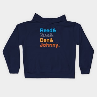 FF Heroes List Kids Hoodie